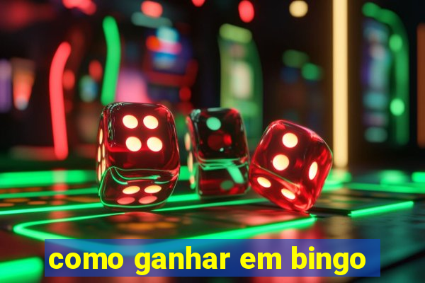 como ganhar em bingo